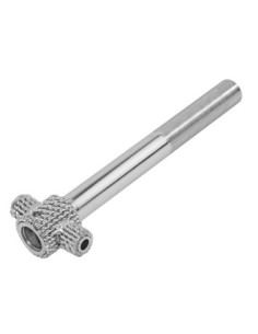 Twisted Spring Fork Steering Tube 22.2 8 1/2 Chrome.